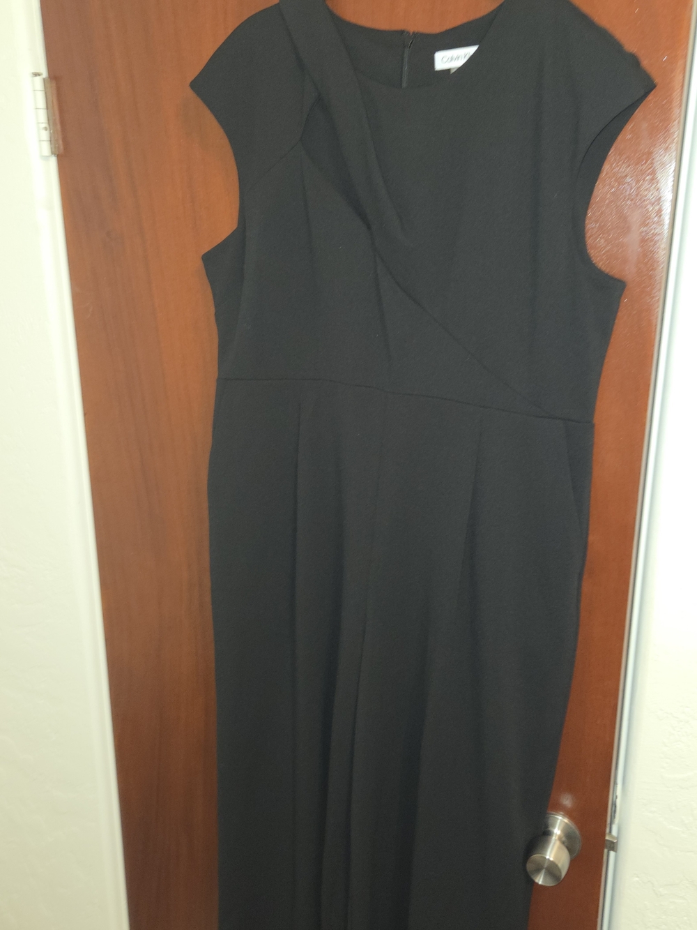 Calvin Klein Sleeveless Black Jumpsuit